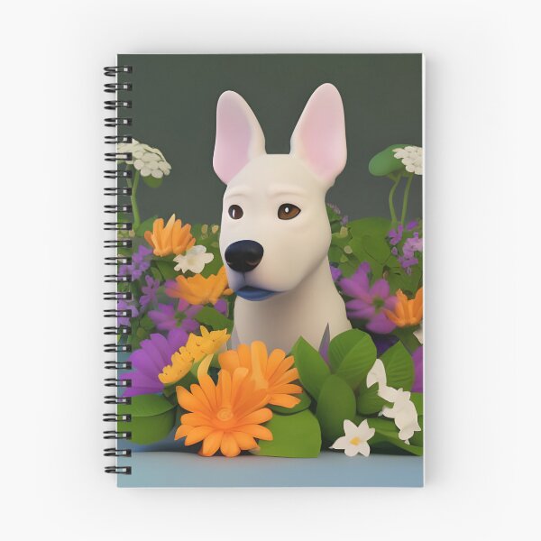 Item preview, Dogs and Flowers 14 designed and sold by Camila Hamdan.