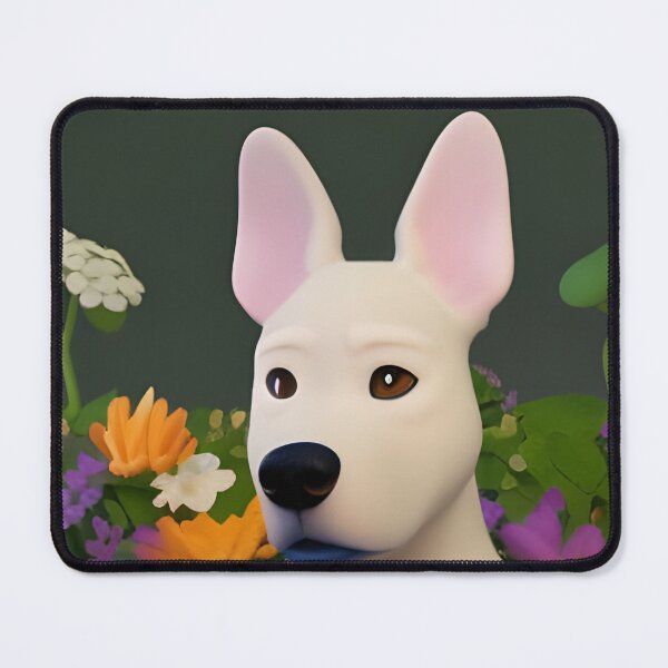 Item preview, Dogs and Flowers 14 designed and sold by Camila Hamdan.