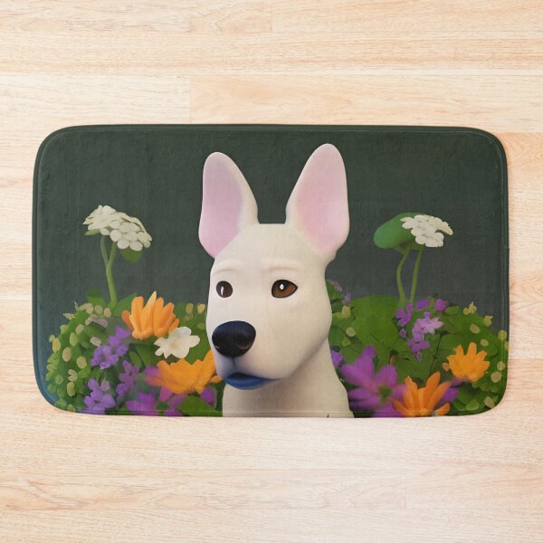 Item preview, Dogs and Flowers 14 designed and sold by Camila Hamdan.