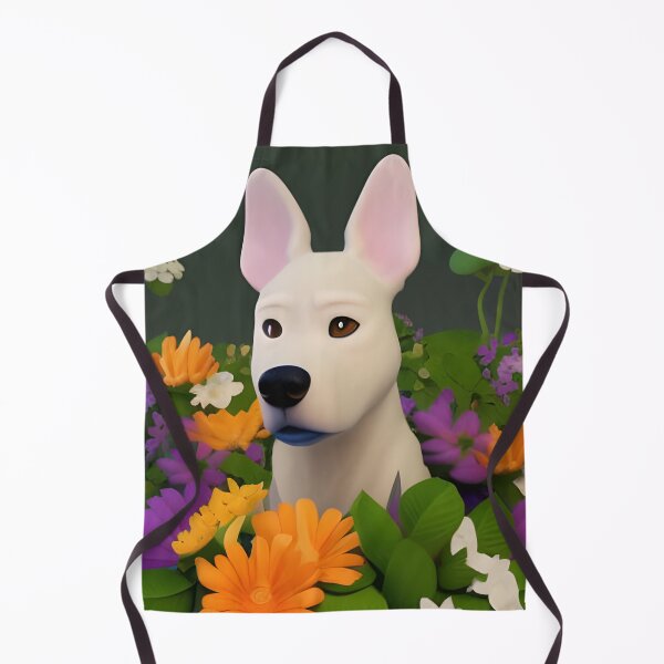 Item preview, Dogs and Flowers 14 designed and sold by Camila Hamdan.