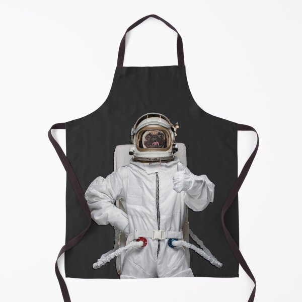 Item preview, astronaut pug designed and sold by Moona Ateliê.