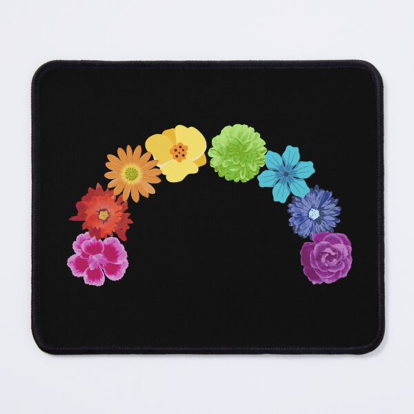 Item preview, Pastel Boho Rainbow Flowers LGBTQIA. LGBTQ Pride designed and sold by Subtle Pride Shop.