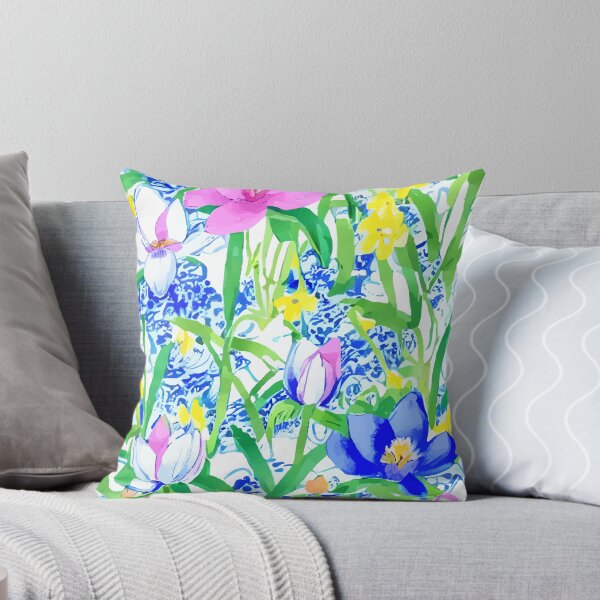 Item preview, Preppy wild flowers seamless pattern designed and sold by SophieClimaArt.
