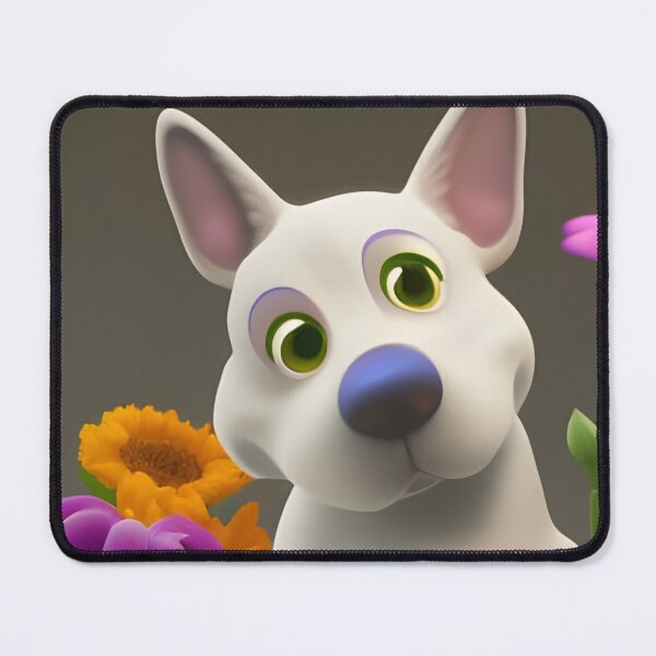 Item preview, Dogs and Flowers 15 designed and sold by Camila Hamdan.
