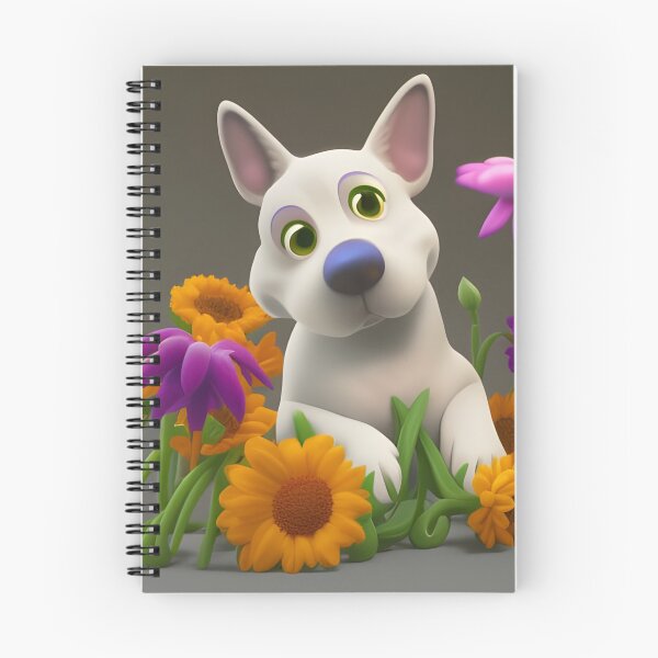 Item preview, Dogs and Flowers 15 designed and sold by Camila Hamdan.