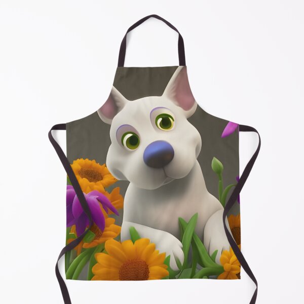 Item preview, Dogs and Flowers 15 designed and sold by Camila Hamdan.