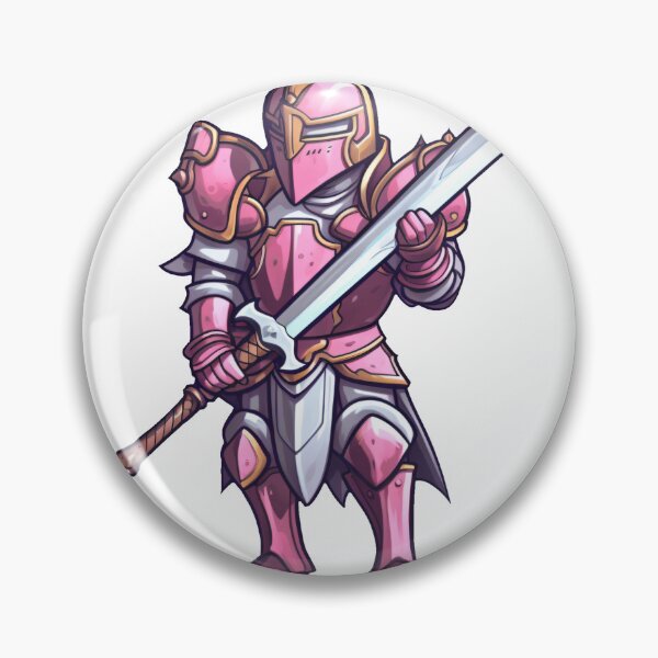 Item preview, Pink armored knight with a greatsword designed and sold by epically.