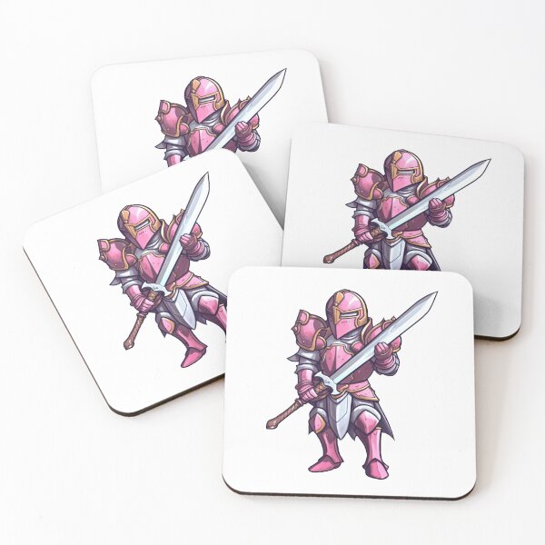 Item preview, Pink armored knight with a greatsword designed and sold by epically.