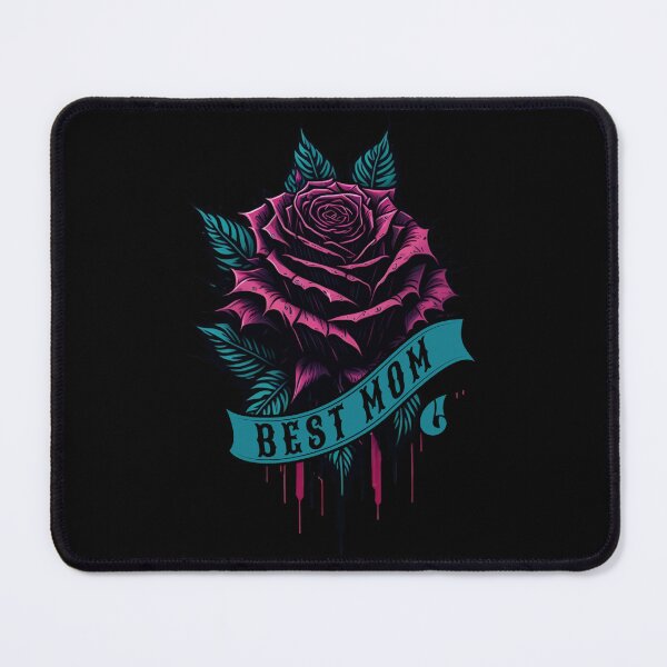 Item preview, best mom - cyberpunk flowers - rose designed and sold by Unibear-Design.