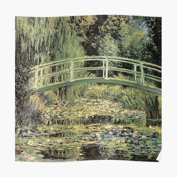 Claude Monet Le Pont Japonais A Giverny Poster