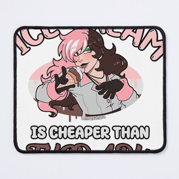 Item preview, Ice Cream is cheaper than THERAPY designed and sold by ArvillaMatos.