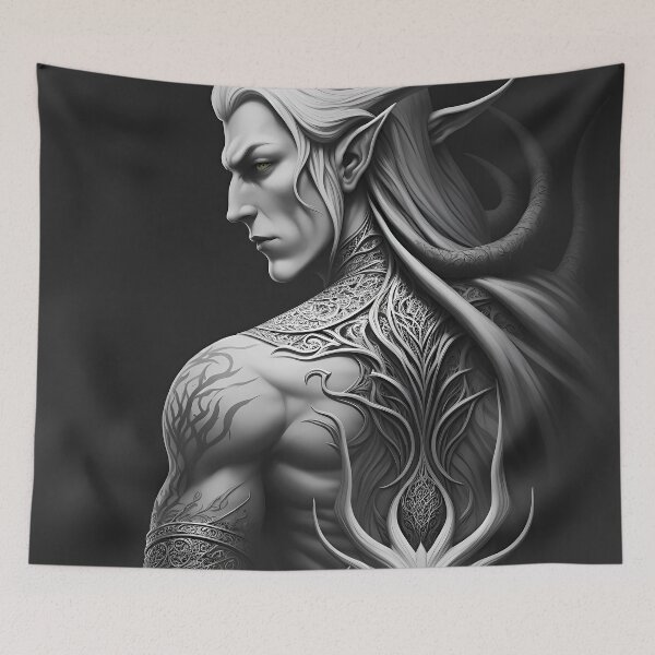 Item preview, Dark Fantasy Male Marbleborn Character 38 designed and sold by Inspire-Imagery.
