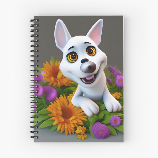 Item preview, Dogs and Flowers 16 designed and sold by Camila Hamdan.