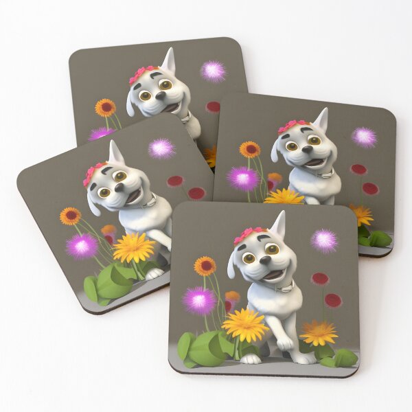 Item preview, Dogs and Flowers 17 designed and sold by Camila Hamdan.