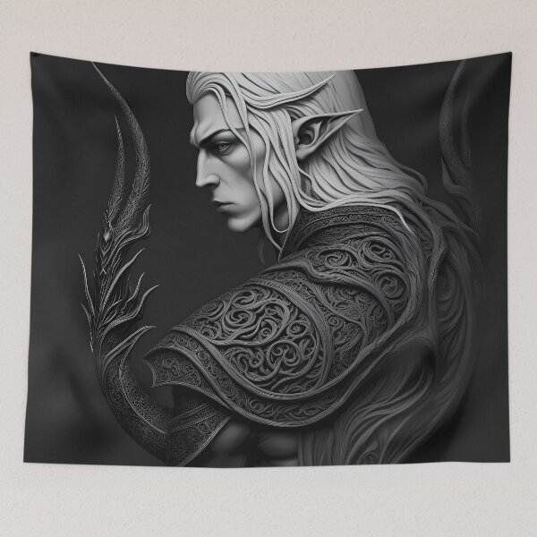 Item preview, Dark Fantasy Male Marbleborn Character 39 designed and sold by Inspire-Imagery.