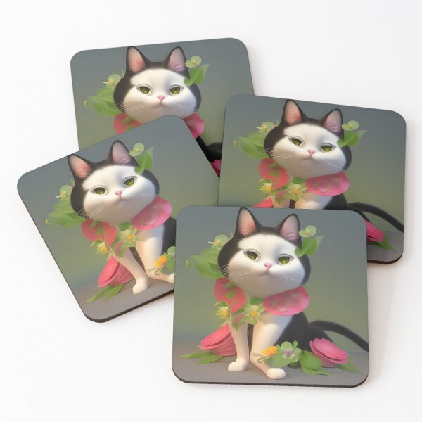 Item preview, Cat Flower 14 designed and sold by Camila Hamdan.