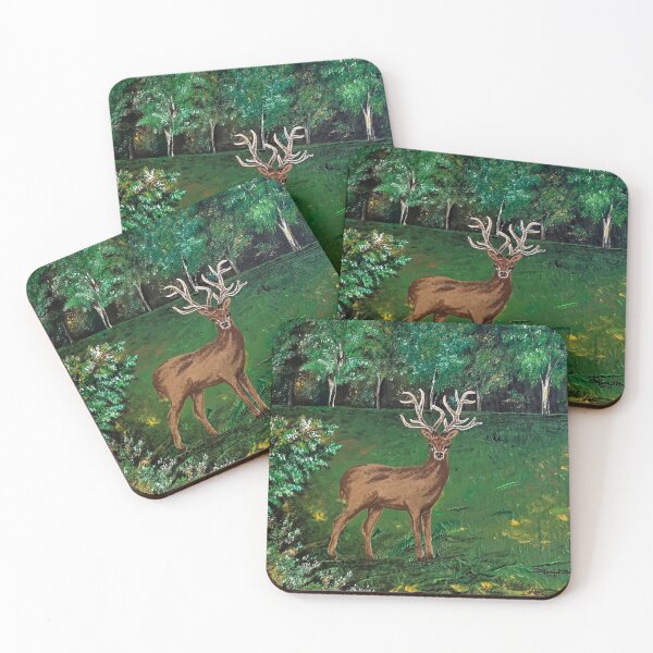 Item preview, Deer in the Woods designed and sold by Stefania Pellegrino Etreni ArtDesigns.