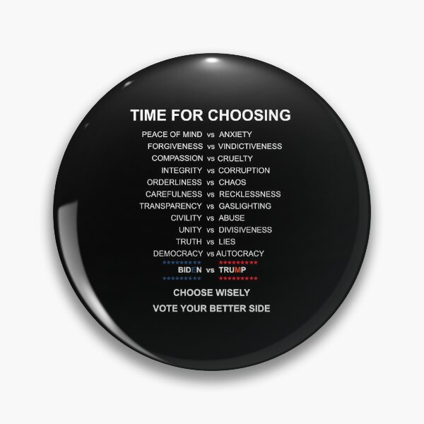 Item preview, Time for choosing in white designed and sold by Politics-Corner.