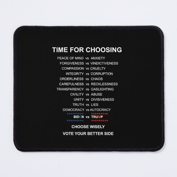 Item preview, Time for choosing in white designed and sold by Politics-Corner.