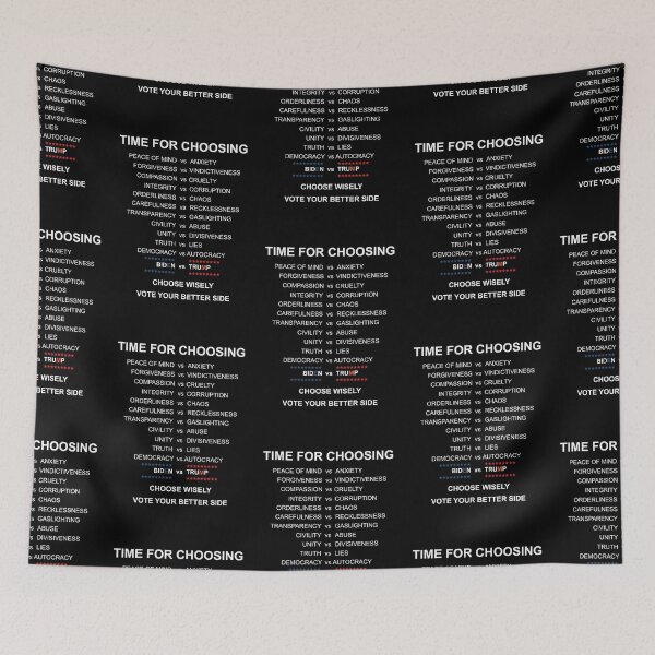 Item preview, Time for choosing in white designed and sold by Politics-Corner.