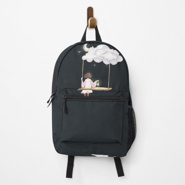 Item preview, Girl in a swing during night sky designed and sold by Shirt-Touch.