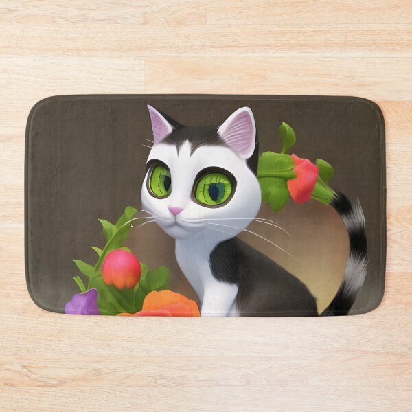 Item preview, Cat Flower 15 designed and sold by Camila Hamdan.