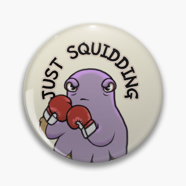 Item preview, Funny Boxing Squid - Just Squidding designed and sold by ViewerEqualsPhoton.