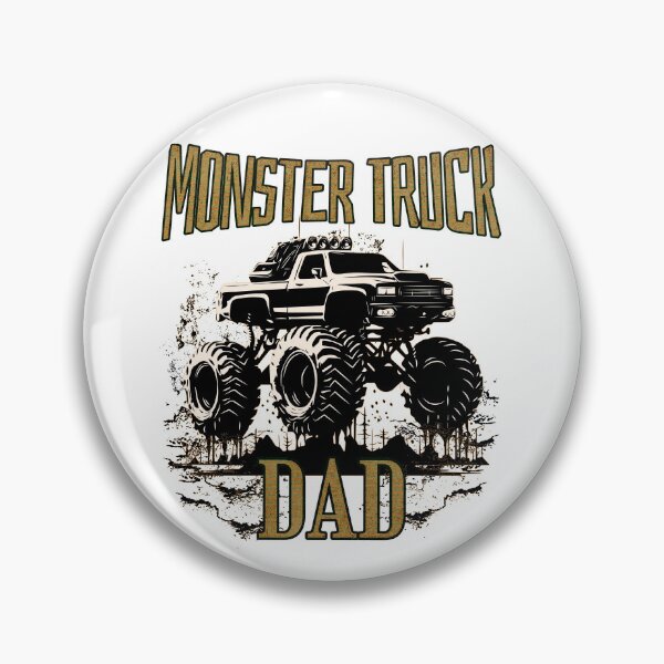 Item preview, Monster Truck Dad Father Daddy Papa Big Trucks Mud Trucks Mud Drags 4x4 Mudding Off Road Fathers Day Trucks designed and sold by CarantinedChaos.
