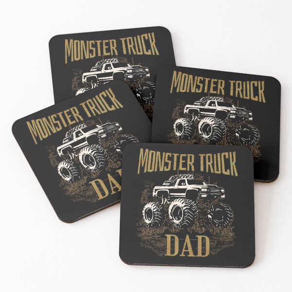 Item preview, Monster Truck Dad Father Daddy Papa Big Trucks Mud Trucks Mud Drags 4x4 Mudding Off Road Fathers Day Trucks designed and sold by CarantinedChaos.