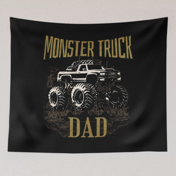 Item preview, Monster Truck Dad Father Daddy Papa Big Trucks Mud Trucks Mud Drags 4x4 Mudding Off Road Fathers Day Trucks designed and sold by CarantinedChaos.