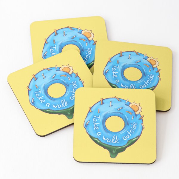Item preview, Take a walk outside donut. Monday mood. Sticker designed and sold by ElishasArt17.