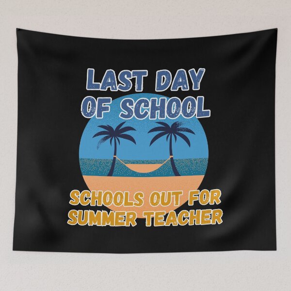 Item preview, Last Day of School Schools Out for Summer Teacher Cute Retro  designed and sold by ArtisShops.