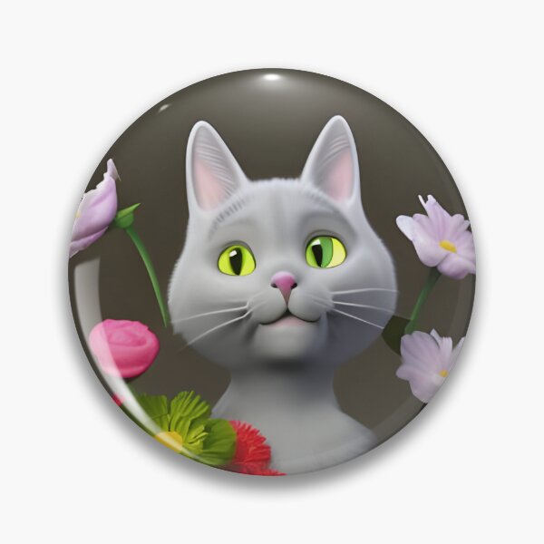 Item preview, Cat Flower 16 designed and sold by Camila Hamdan.