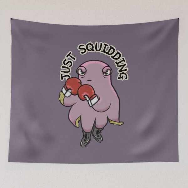 Item preview, Funny Boxing Squid - Just Squidding designed and sold by ViewerEqualsPhoton.