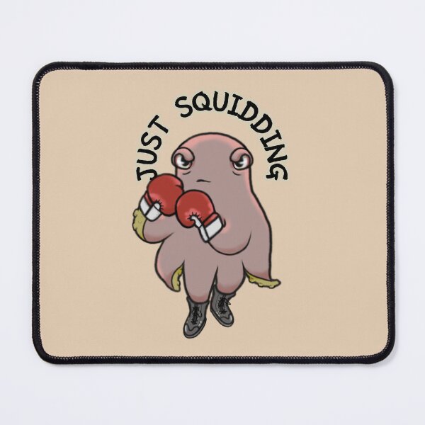 Item preview, Funny Boxing Squid - Just Squidding designed and sold by ViewerEqualsPhoton.