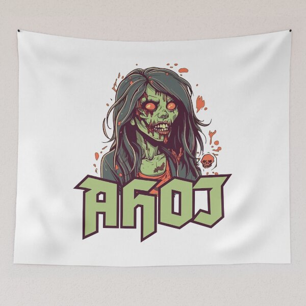 Item preview, AHOY zombie girl designed and sold by ChiefTurtleShop.