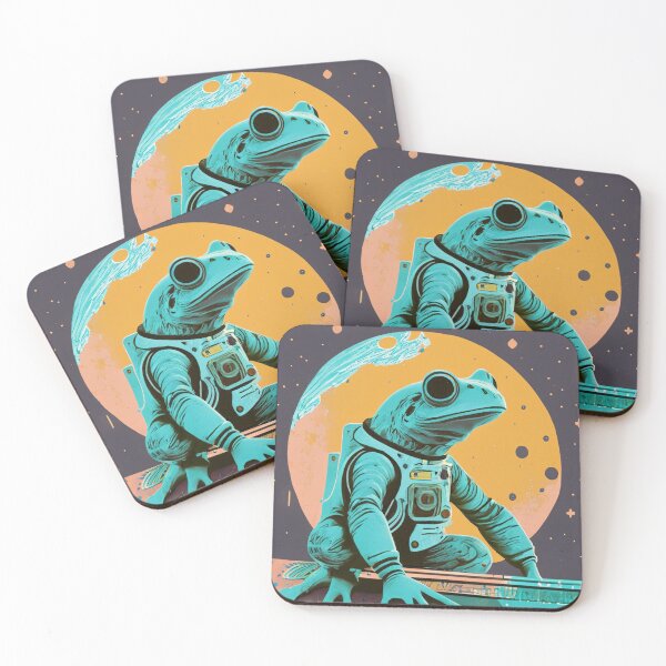 Item preview, Astronaut Frog designed and sold by Skull Rhiz.