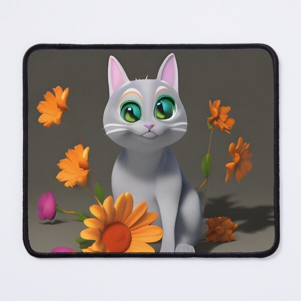 Item preview, Cat Flower 17 designed and sold by Camila Hamdan.