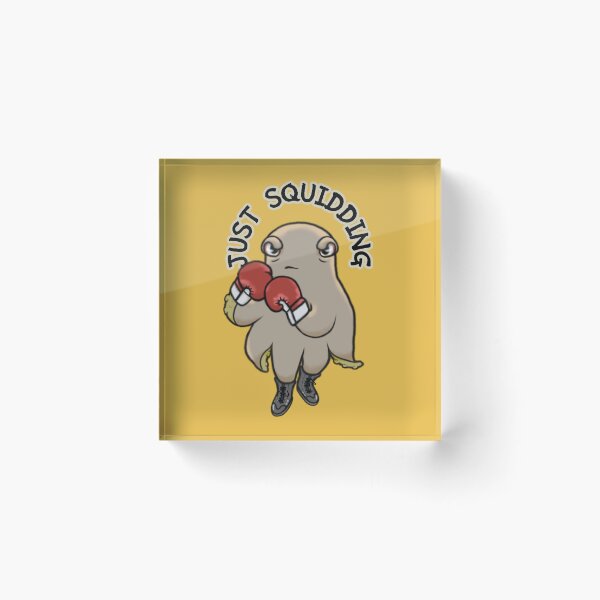 Item preview, Funny Boxing Squid - Just Squidding designed and sold by ViewerEqualsPhoton.