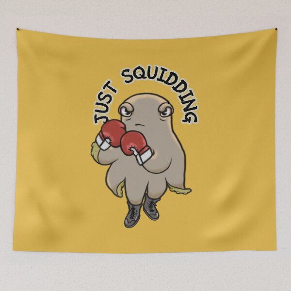 Item preview, Funny Boxing Squid - Just Squidding designed and sold by ViewerEqualsPhoton.