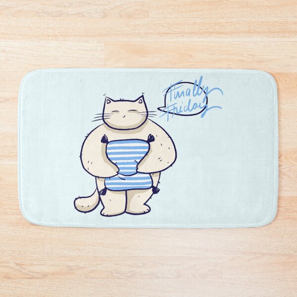 Item preview, Finally Friday for the tired cat  designed and sold by IULIART.