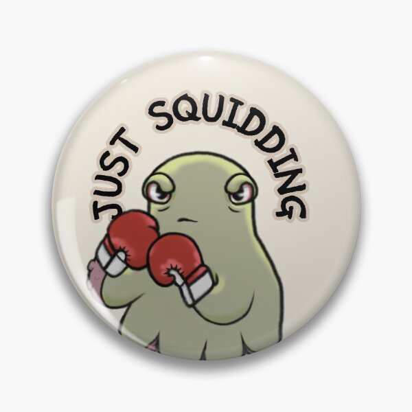 Item preview, Funny Boxing Squid - Just Squidding designed and sold by ViewerEqualsPhoton.
