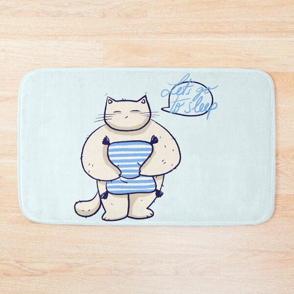 Item preview, Let's go to sleep says the tired cat designed and sold by IULIART.