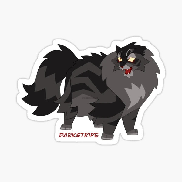 Ashfur Sticker for Sale by ClownCryptids