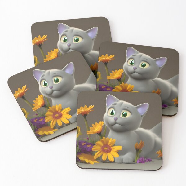 Item preview, Cat Flower 18 designed and sold by Camila Hamdan.