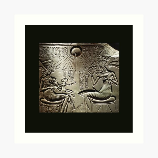 Life, Times, Akhnaton, Pharaoh, Egypt Art Print