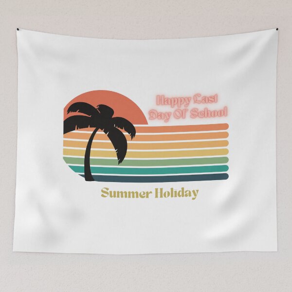 Item preview, happy last day of school  hello summer teacher student designed and sold by kalidfashUSA.