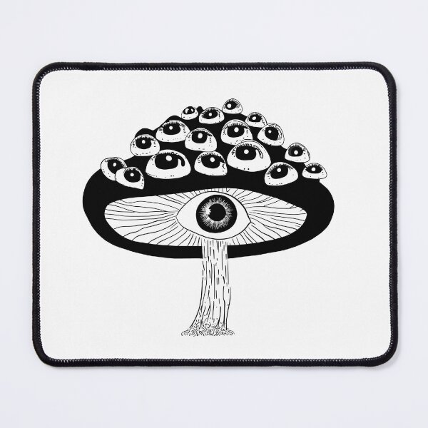 Item preview, Mushroom evil eye designed and sold by veevain.