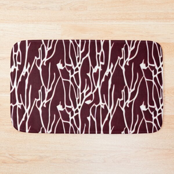 Item preview, Abstract White Tree Branches on Brown designed and sold by calibrit.