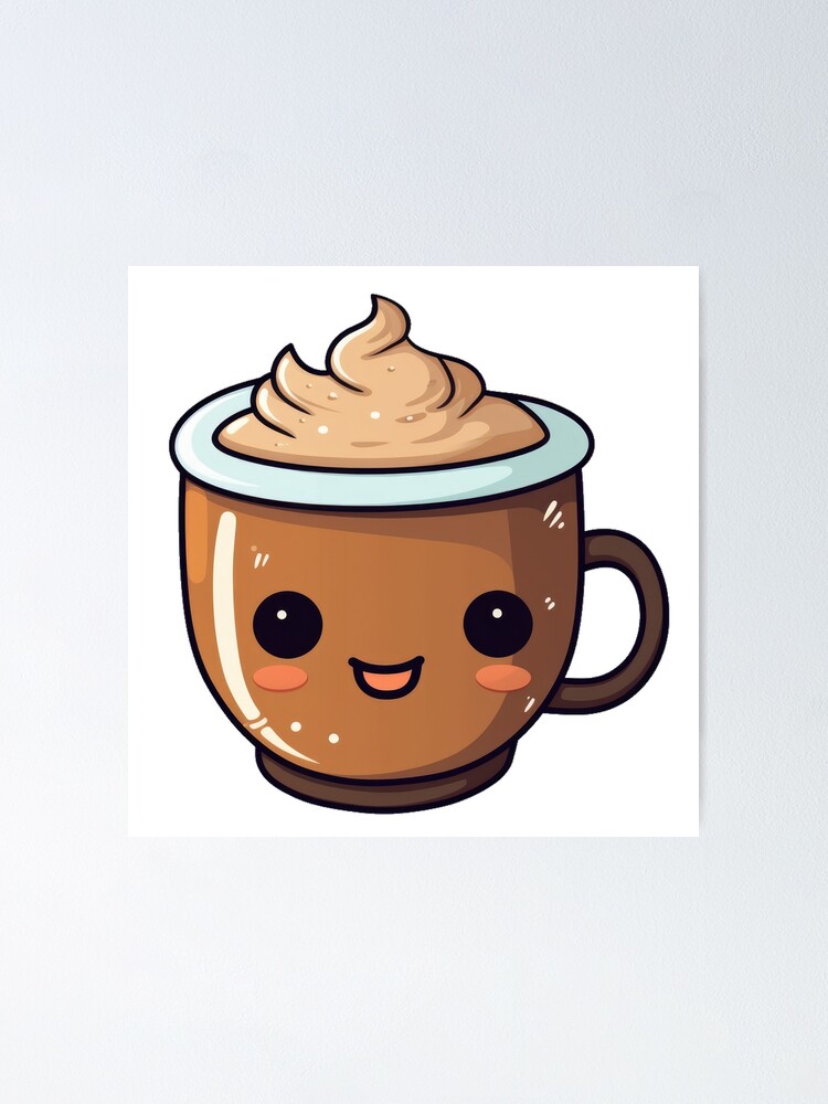 iced coffee cup Sticker for Sale by TinyWorldStudio